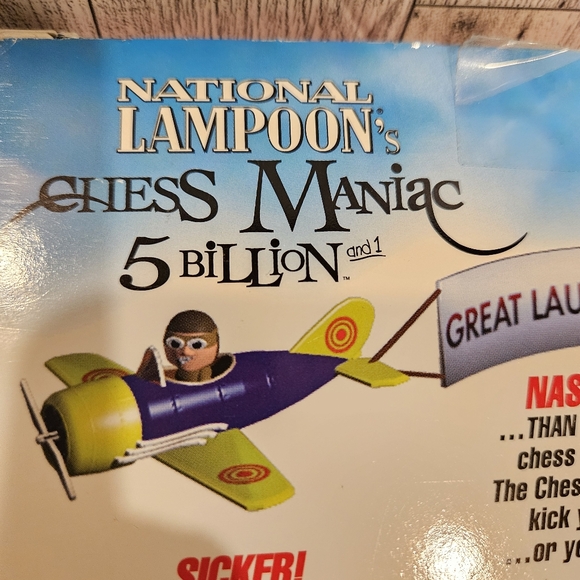 National Lampoon's Chess Maniac 5 Billion and 1 PC Game 3.5" disk IBM Big Box - Picture 11 of 16